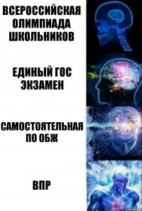 Всероссийская олимпиада школьников Единый гос экзамен самостоятельная по обж ВПР