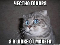 честно говоря я в шоке от макета