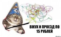 вжух и проезд по 15 рублей