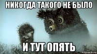 никогда такого не было и тут опять