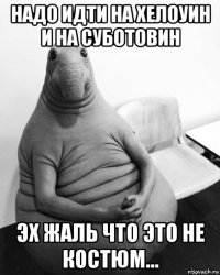 надо идти на хелоуин и на суботовин эх жаль что это не костюм...