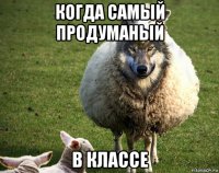 когда самый продуманый в классе