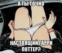 а ты точно настоящий гарри поттер?