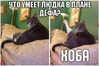 что умеет людка в плане дефа? 