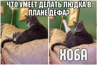 что умеет делать людка в плане дефа? 