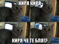 киря киря киря че те бля!?