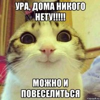 ура, дома никого нету!!!!! можно и повеселиться