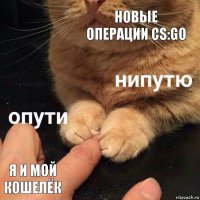 Новые операции CS:GO Я и мой кошелёк