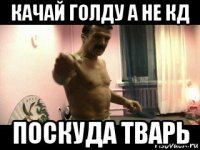 качай голду а не кд поскуда тварь