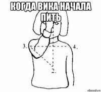 когда вика начала пить 