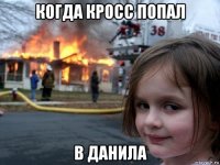 когда кросс попал в данила