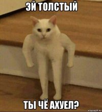 эй толстый ты чё ахуел?