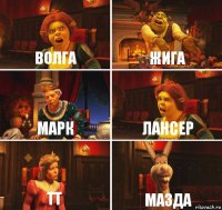 Волга Жига МАРК Лансер ТТ МАЗДА