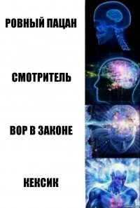 ровный пацан Смотритель Вор в законе Кексик