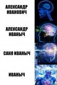 Александр Иванович Александр Иваныч Саня иваныч Иваныч