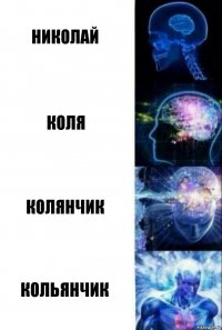 НИКОЛАЙ КОЛЯ КОЛЯНЧИК КОЛЬЯНЧИК