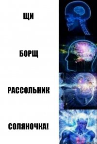 Щи Борщ Рассольник Соляночка!