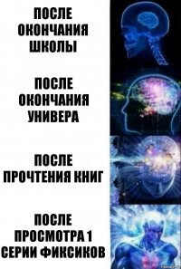 после окончания школы после окончания универа после прочтения книг после просмотра 1 серии фиксиков