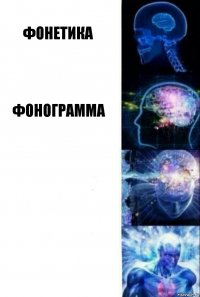 Фонетика Фонограмма  