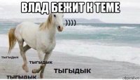 влад бежит к теме 