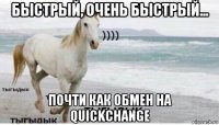 быстрый, очень быстрый... почти как обмен на quickchange