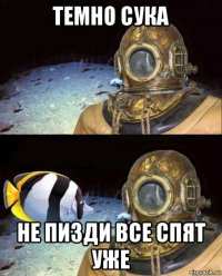 темно сука не пизди все спят уже