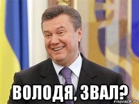  володя, звал?