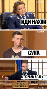 Иди нахуй Сука В тюрьму блять