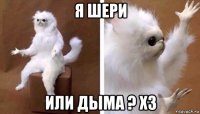 я шери или дыма ? хз