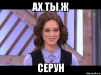 ах ты ж серун