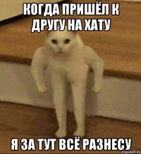 когда пришёл к другу на хату я за тут всё разнесу