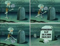 SpongeBob
R.i.P
28.11.1999
28.01.2017
