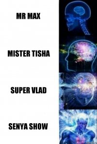 mr max mister tisha super vlad senya show