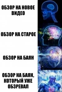 Обзор на новое видео Обзор на старое Обзор на баян Обзор на баян, который уже обзревал