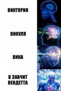 Виктория Викуля Вика В значит вендетта