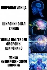 Широкая улица Широкинская улица Улица им.героев обороны Широкино Улица им.широкинского винчика