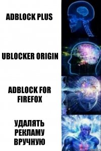 Adblock plus ublocker origin AdBlock for Firefox удалять рекламу вручную