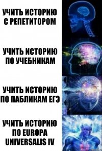 Учить историю с репетитором Учить историю по учебникам Учить историю по пабликам ЕГЭ Учить историю по europa universalis iv