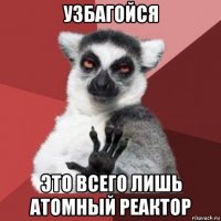 узбагойся это всего лишь атомный реактор