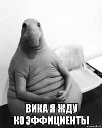  вика я жду коэффициенты