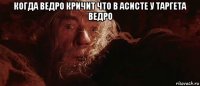 когда ведро кричит что в асисте у таргета ведро 