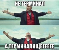 не терминал а терминалищееееее