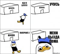 школа школа шкова мени пызда дома иду в школу учусь получил 2