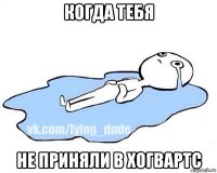 когда тебя не приняли в хогвартс