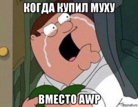 когда купил муху вместо awp