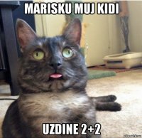 marisku muj kidi uzdine 2+2