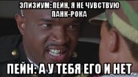 элизиум: пейн, я не чувствую панк-рока пейн: а у тебя его и нет