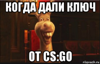 когда дали ключ от cs:go