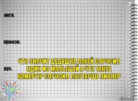   что значит дедушка лакей спросил один из малышей а что такое камергер спросил постарше пионер