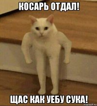 косарь отдал! щас как уебу сука!